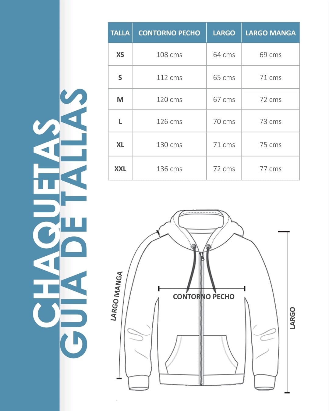 CHAQUETA AZUL BEBE STANDAR