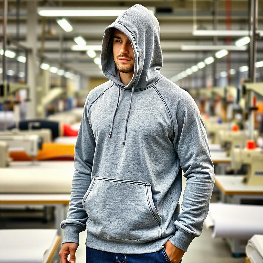 HOODIE PREMIUM GRIS JASPE