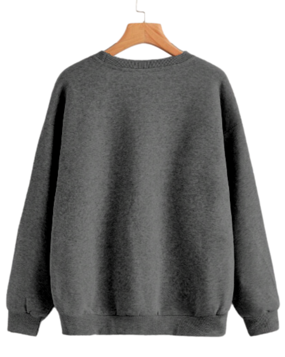 BUZO CUELLO REDONDO STANDAR GRIS RATON