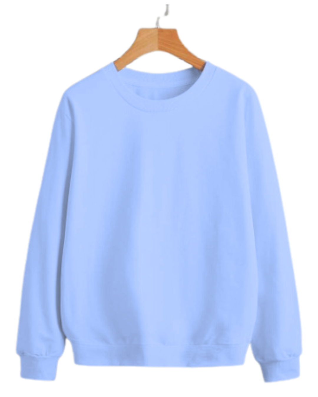 BUZO CUELLO REDONDO STANDAR AZUL BEBE