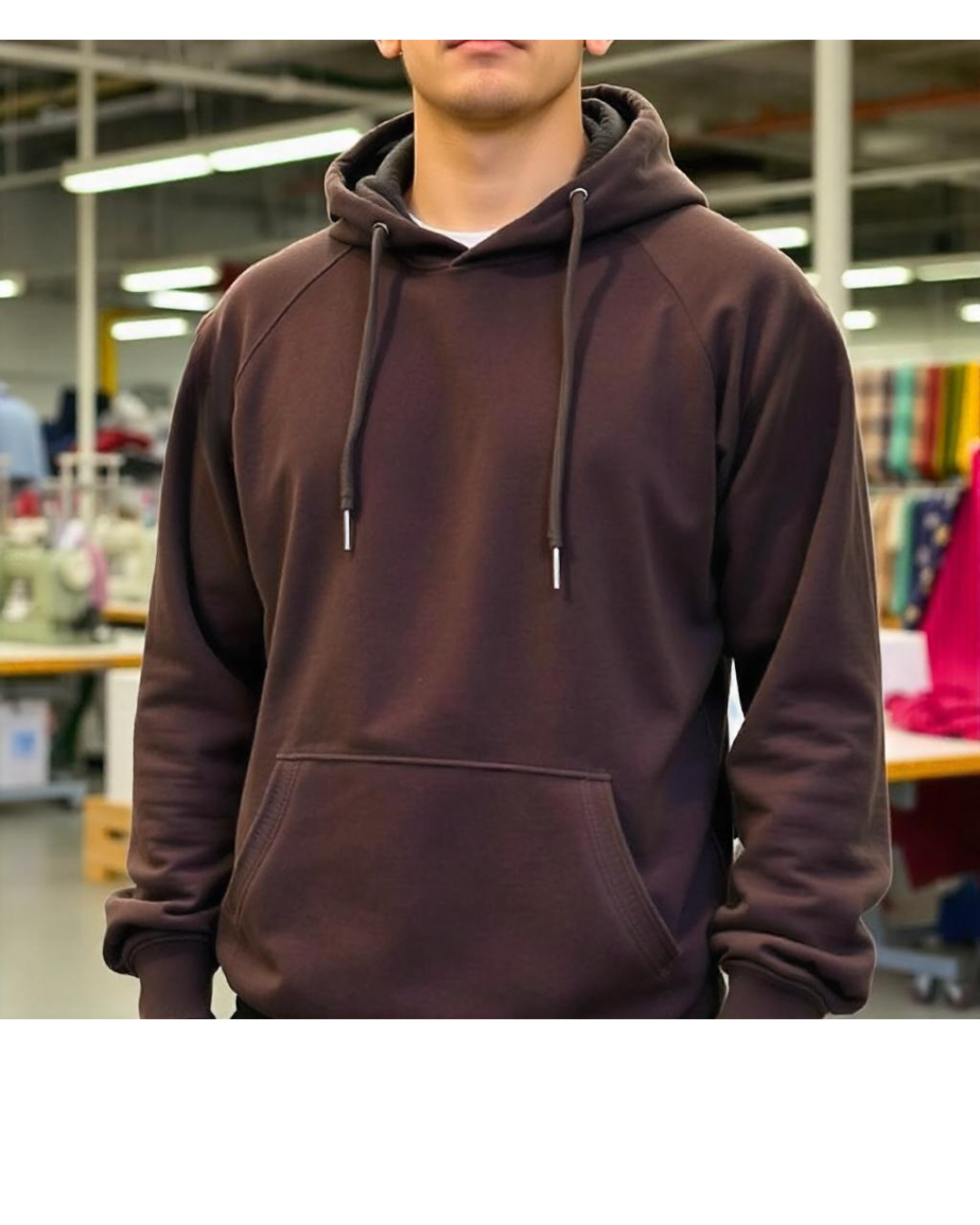 HOODIE PREMIUM CAFE OSCURO