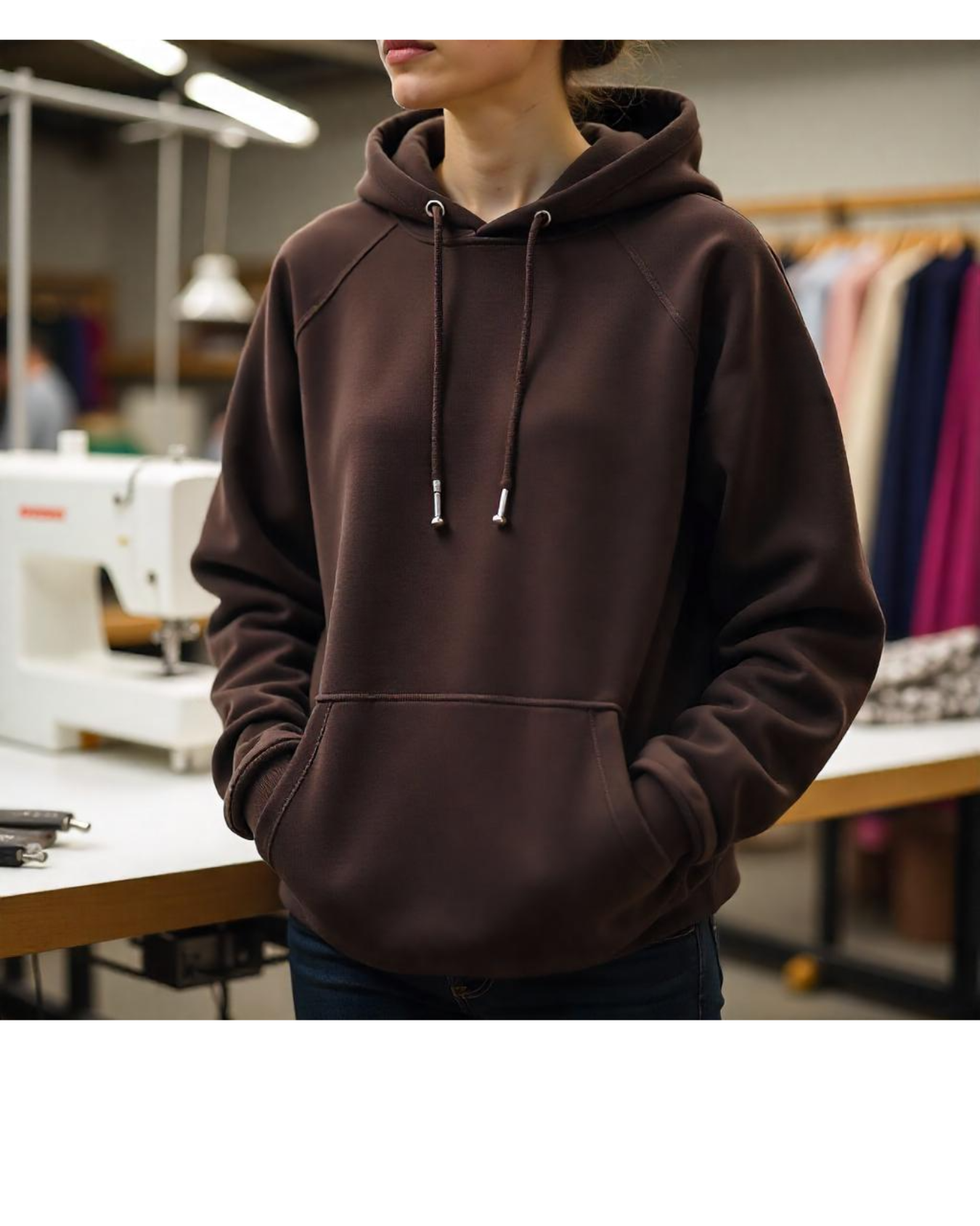 HOODIE PREMIUM CAFE OSCURO