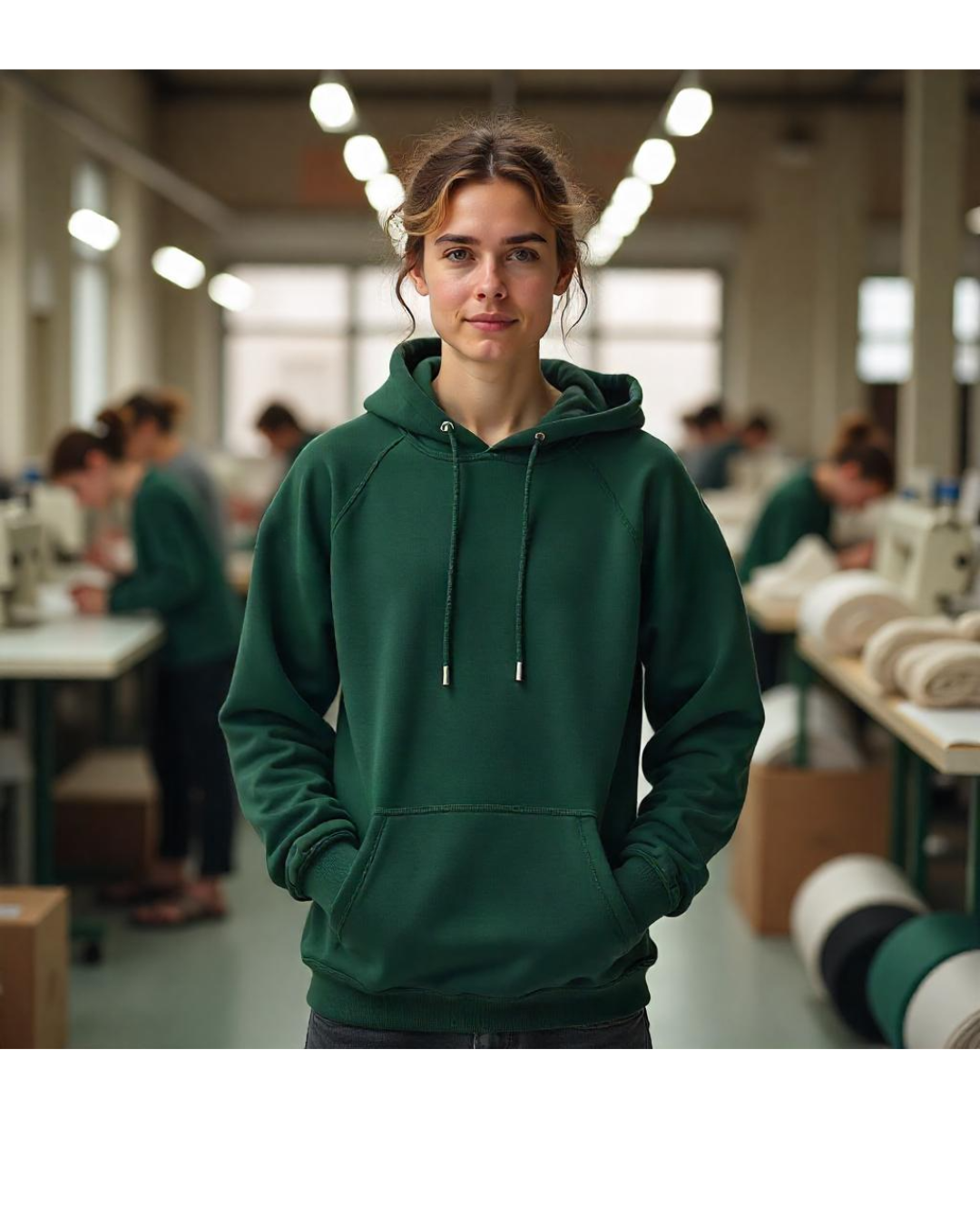 HOODIE PREMIUM VERDE BOTELLA