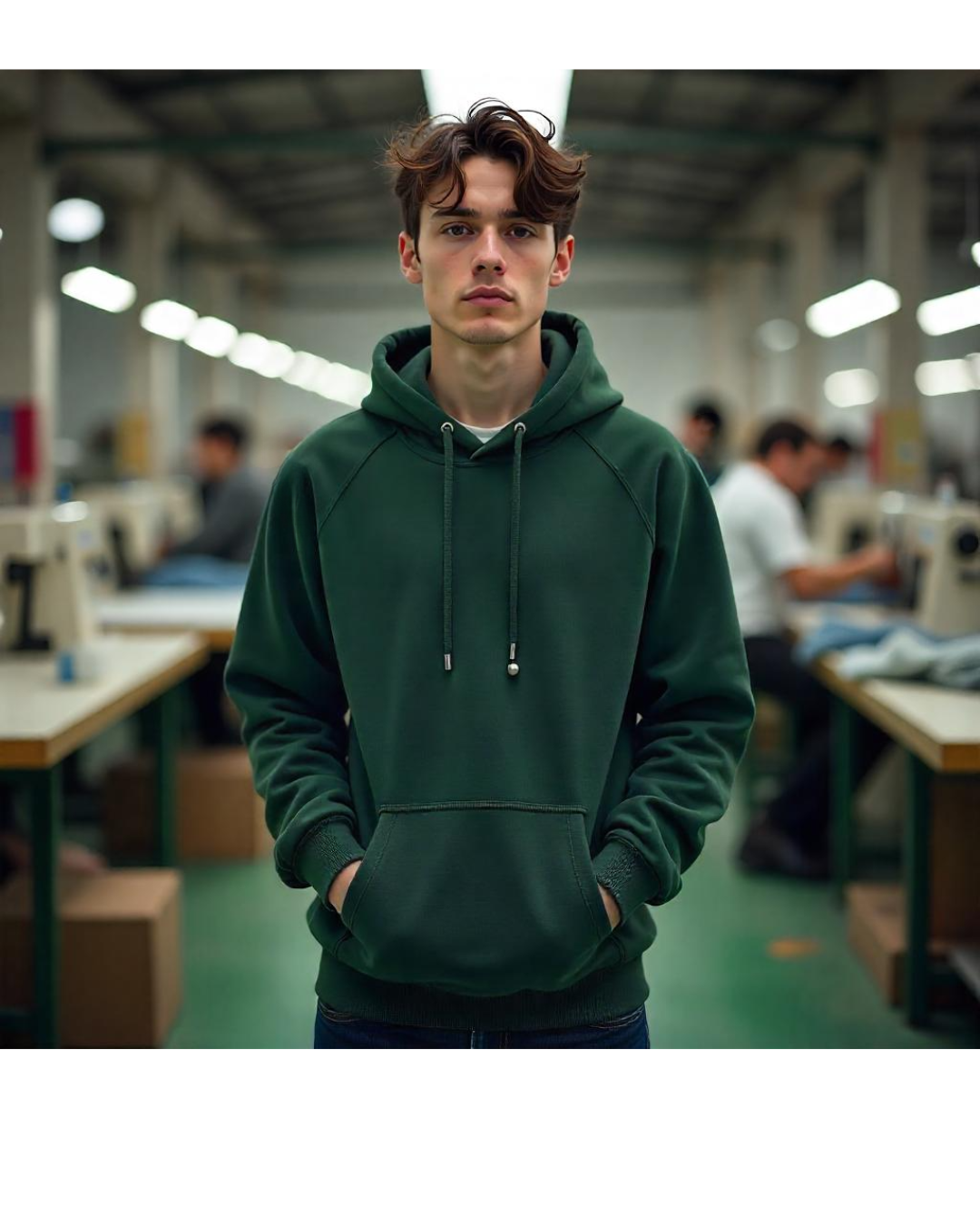 HOODIE PREMIUM VERDE BOTELLA