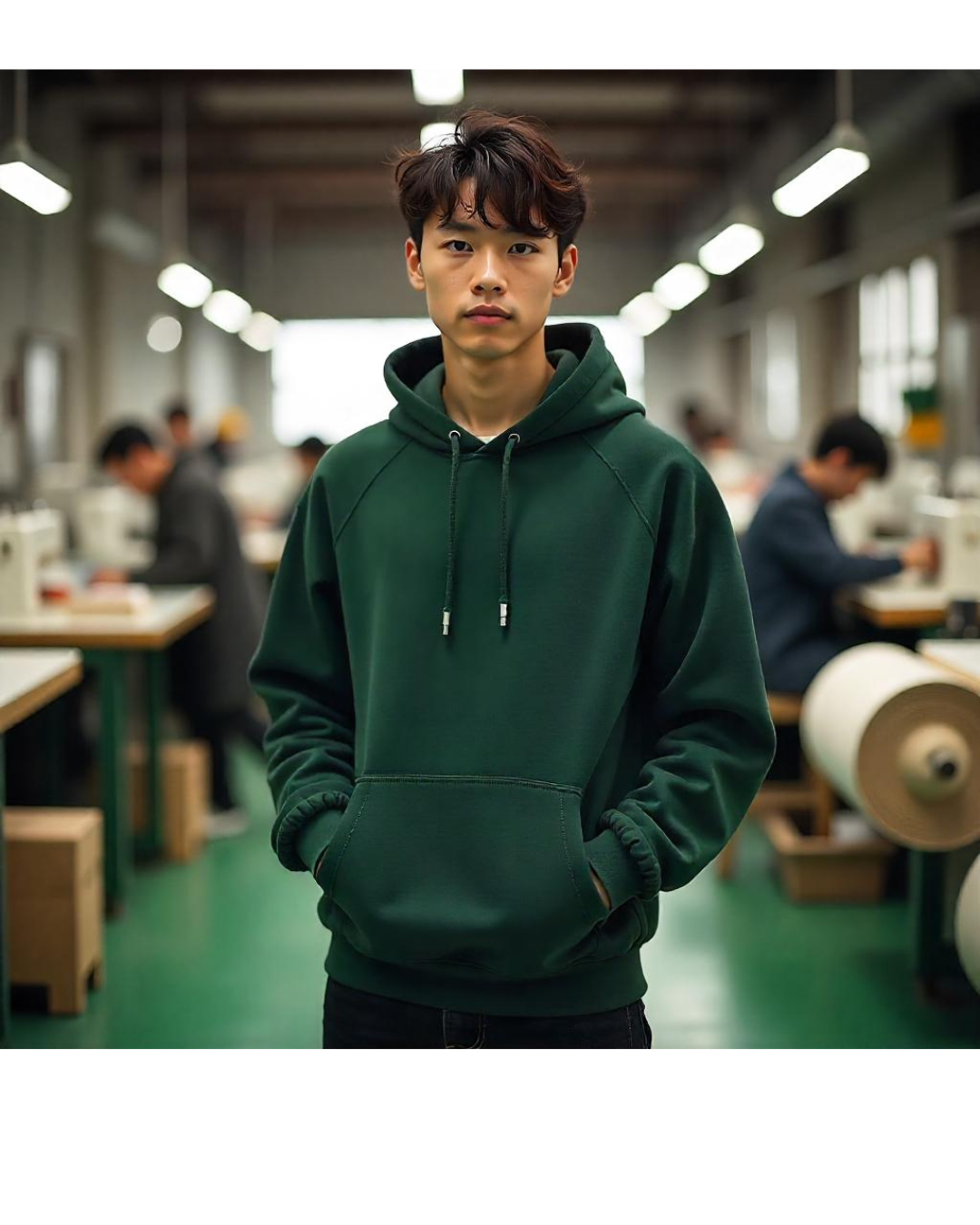 HOODIE PREMIUM VERDE BOTELLA