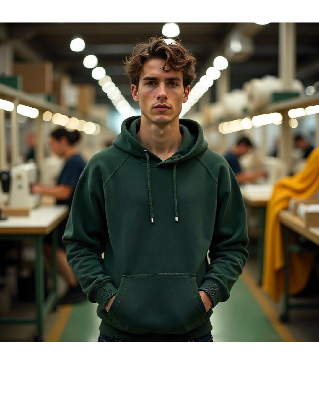 HOODIE PREMIUM VERDE BOTELLA