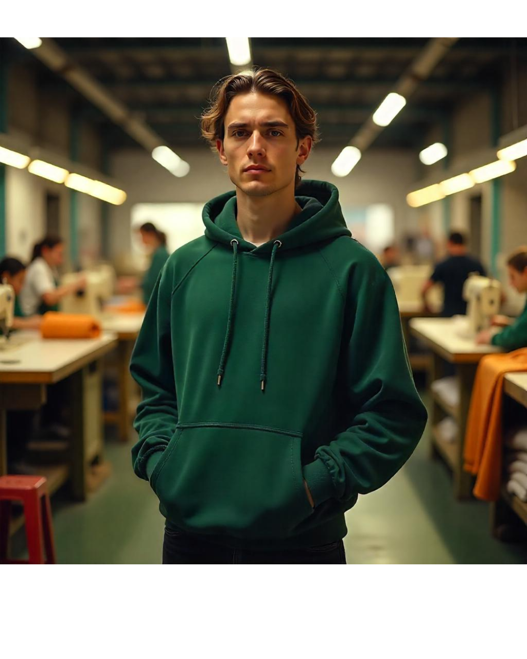 HOODIE PREMIUM VERDE BOTELLA