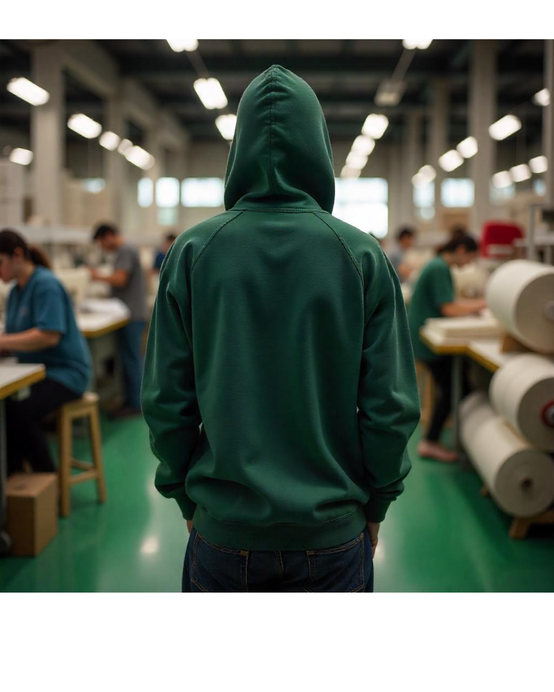 HOODIE PREMIUM VERDE BOTELLA