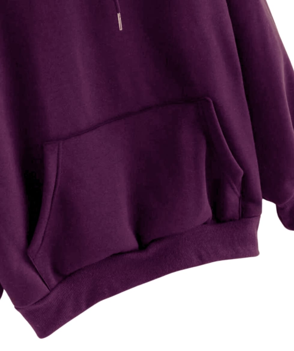HOODIE MORADO BERENJENA STANDAR