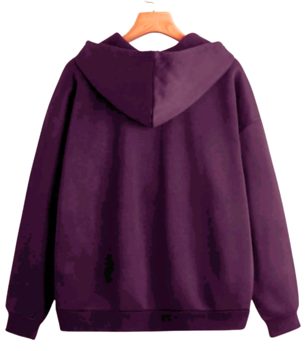 HOODIE MORADO BERENJENA STANDAR