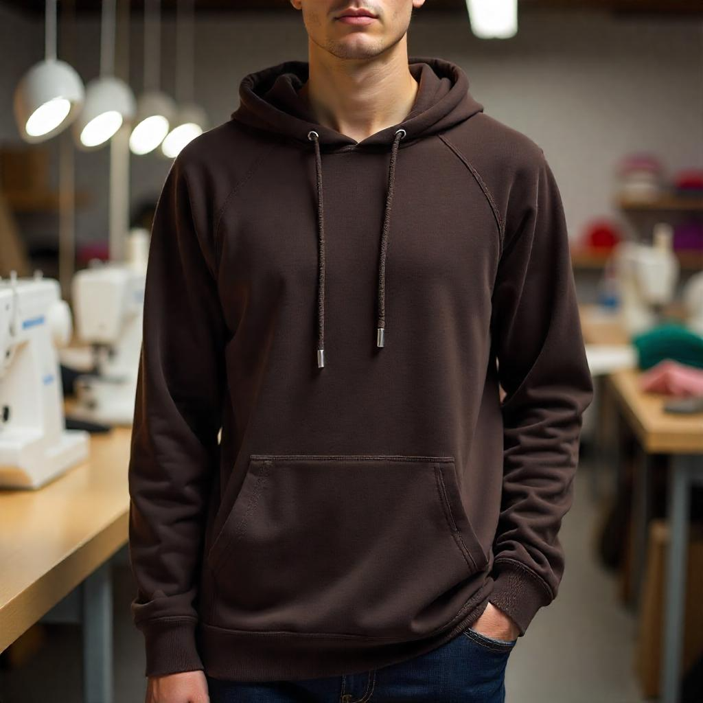 HOODIE PREMIUM CAFE OSCURO