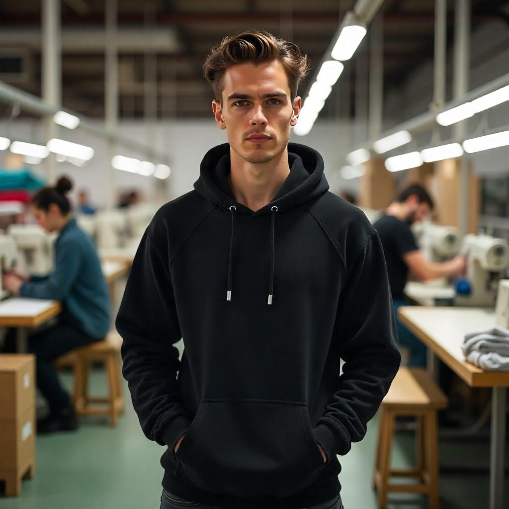 HOODIE NEGRO PREMIUM