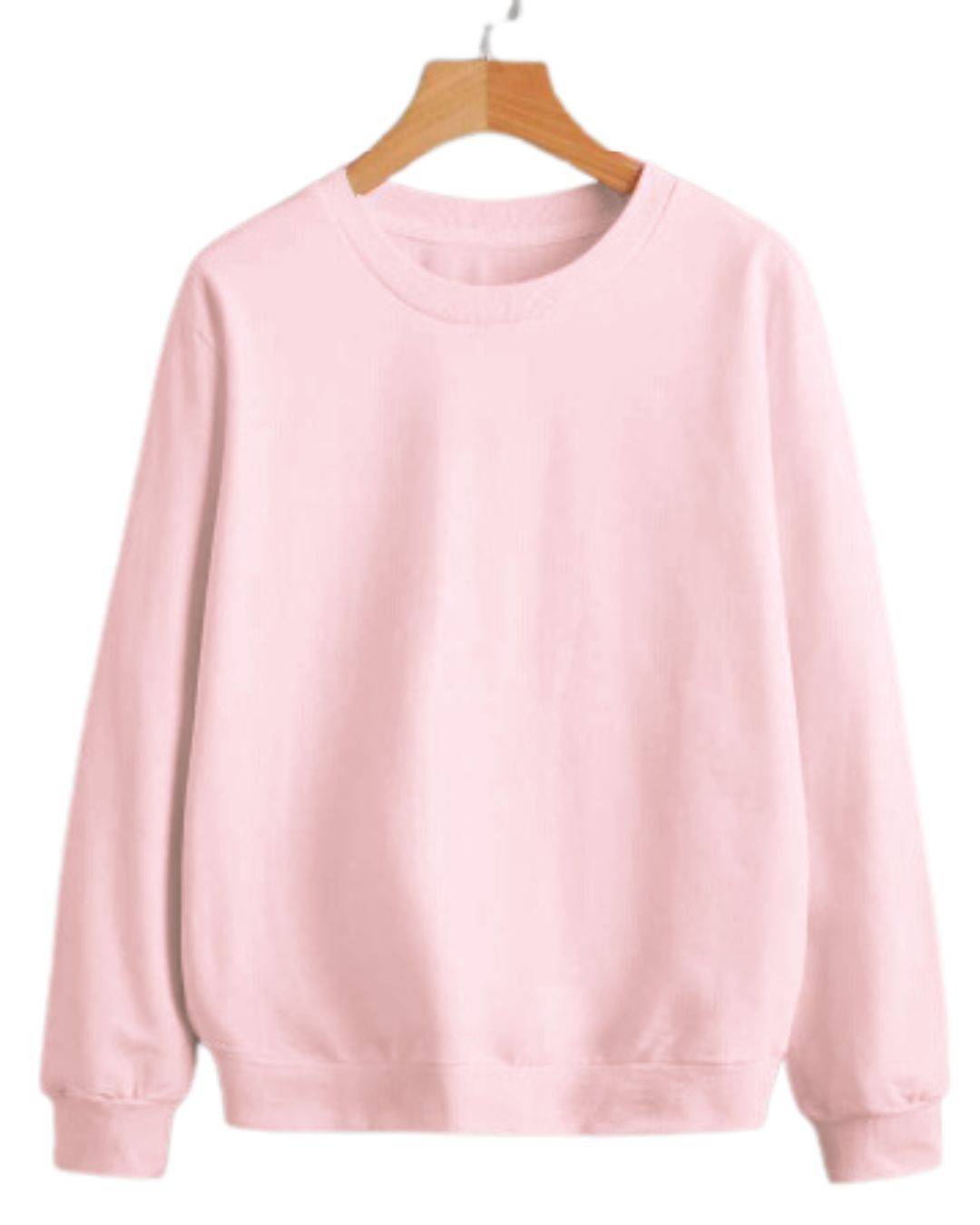 BUZO CUELLO REDONDO STANDAR ROSA BEBE