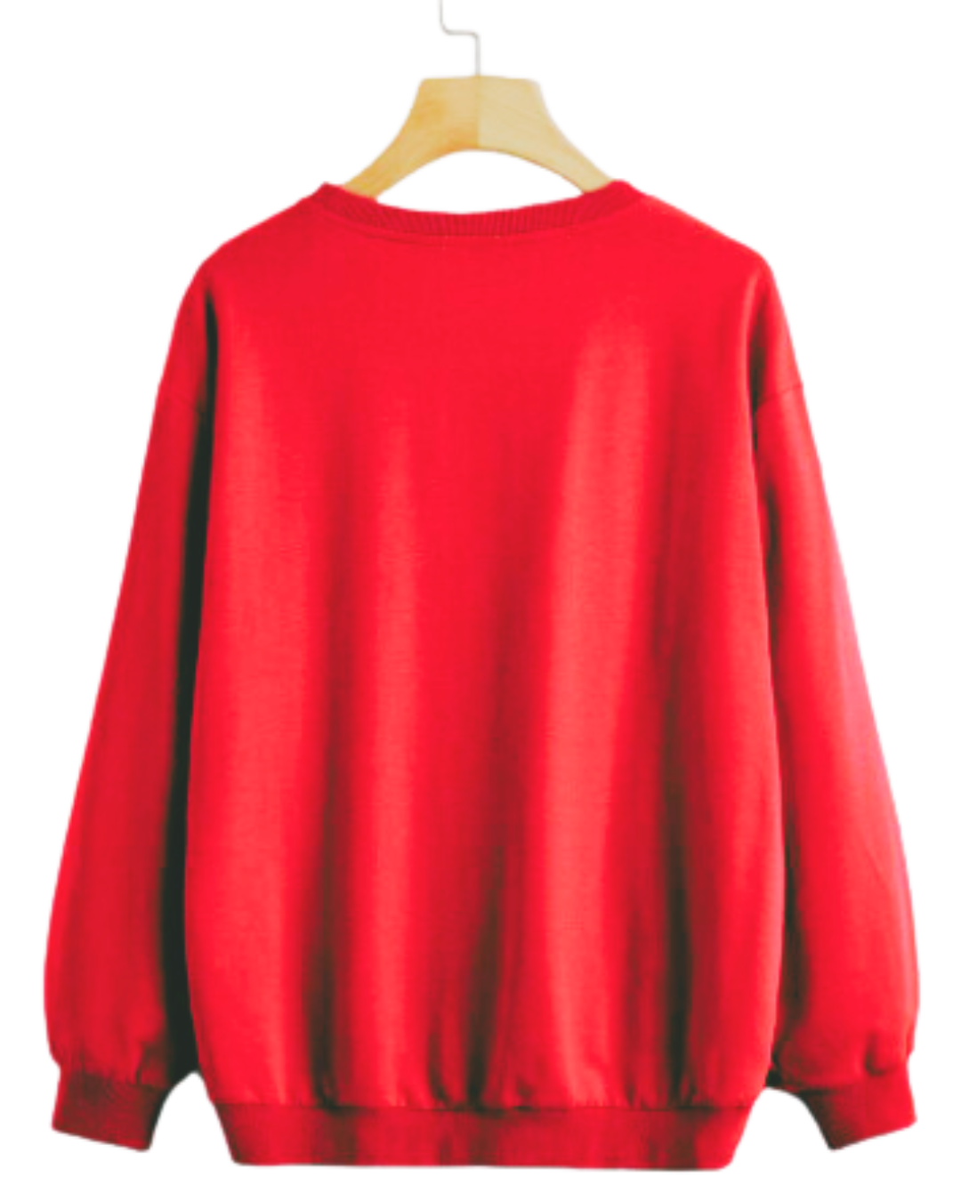 BUZO CUELLO REDONDO STANDAR ROJO