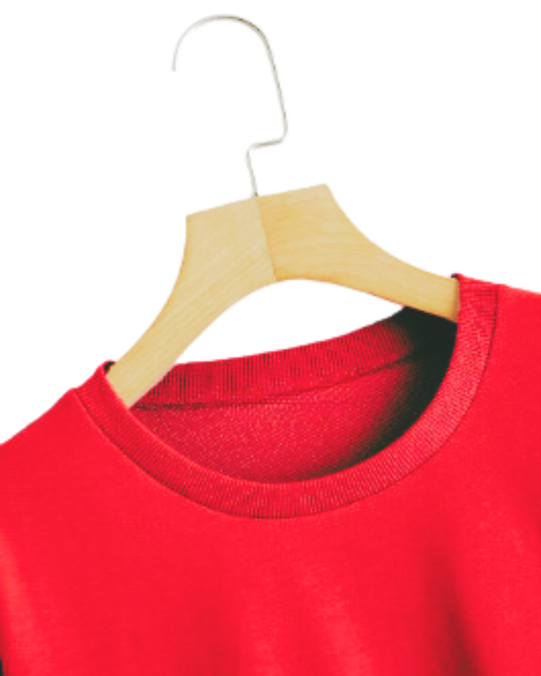 BUZO CUELLO REDONDO STANDAR ROJO