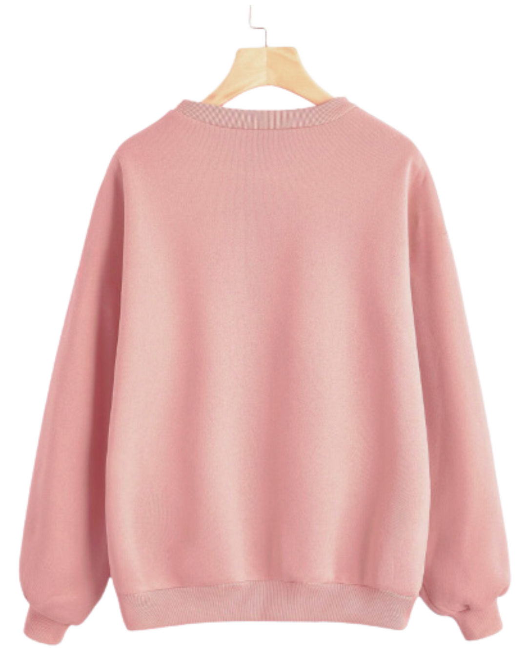 BUZO CUELLO REDONDO STANDAR PALO DE ROSA