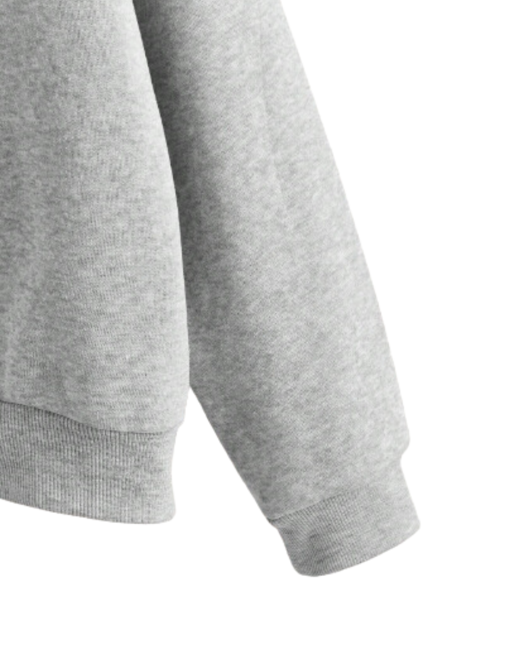 BUZO CUELLO REDONDO STANDAR GRIS JASPE